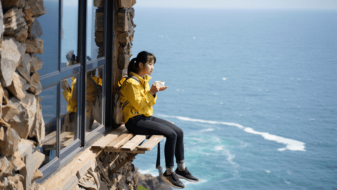 Is This Cliffside Café the Most Dangerous Coffee Stop on Earth?
