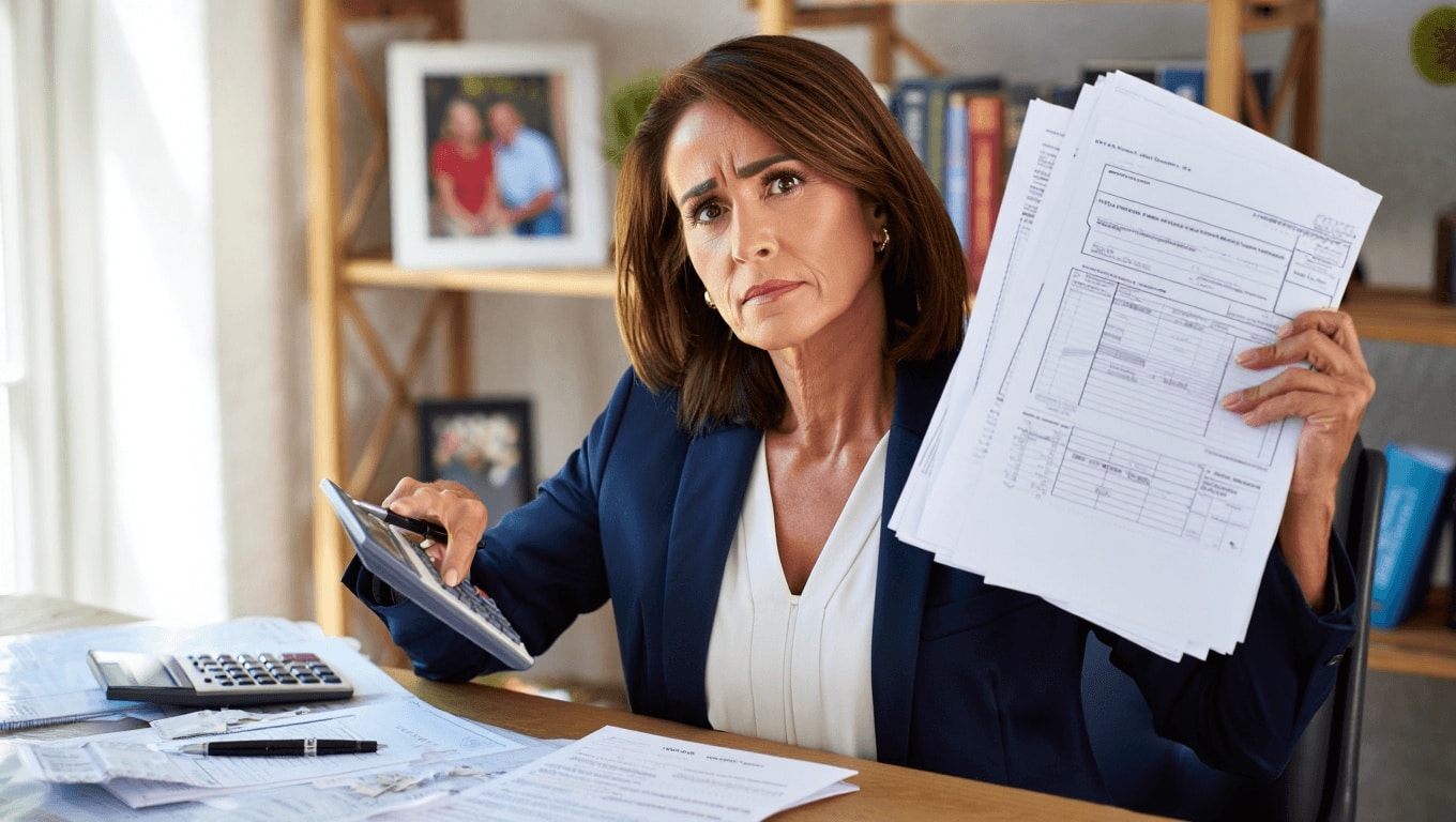 IRS logo on a smartphone next to U.S. dollar bills and an American flag