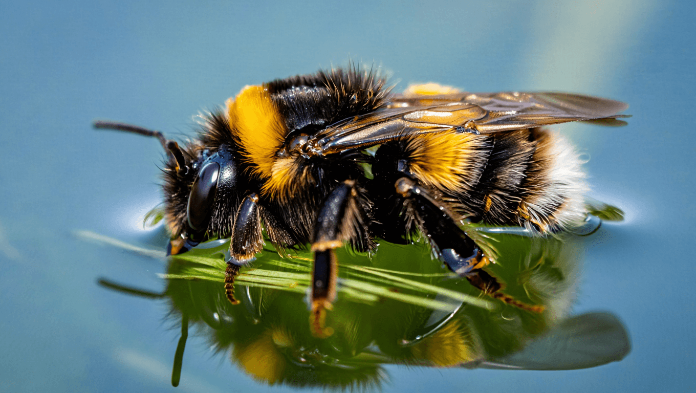 How Queen Bumblebees Are (Almost) Immune to Drowning