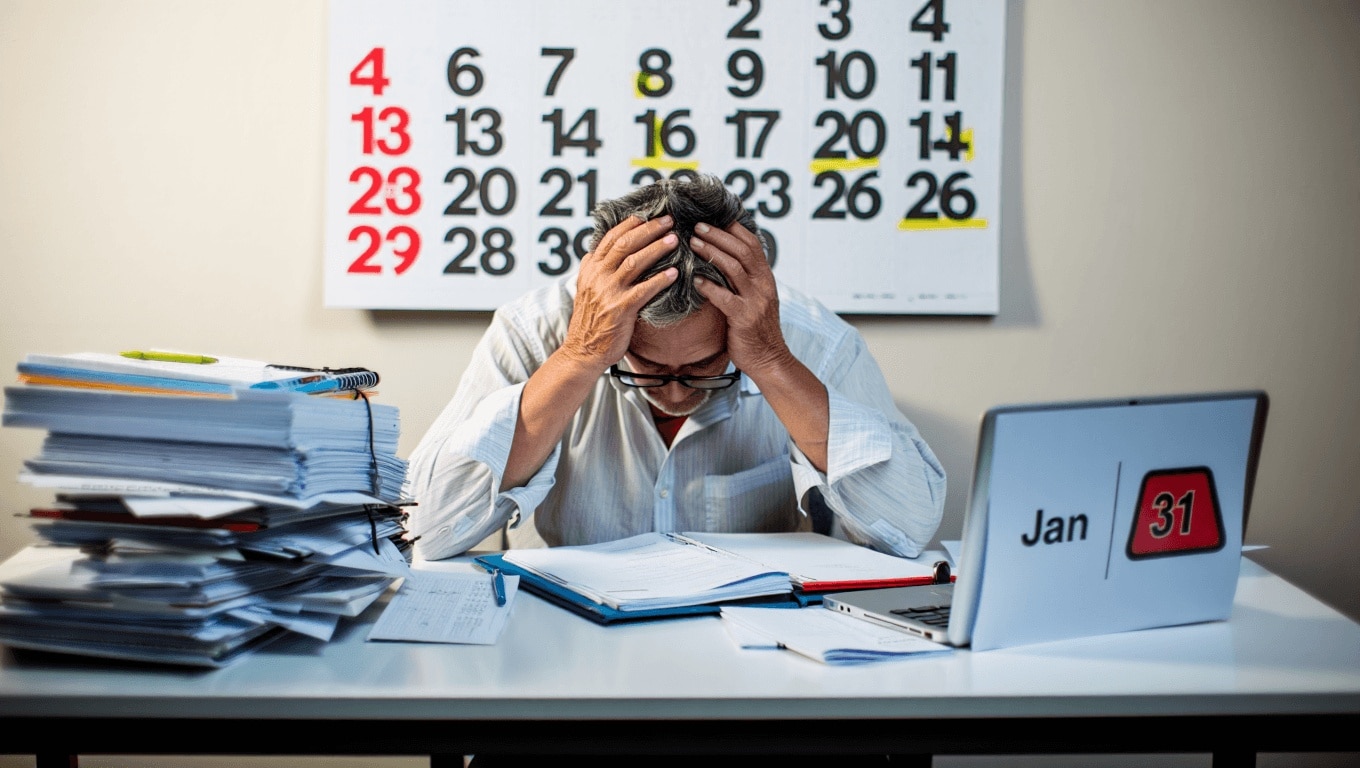 People line up inside an IRS Taxpayer Assistance Center, waiting for in-person help with tax and filing questions.