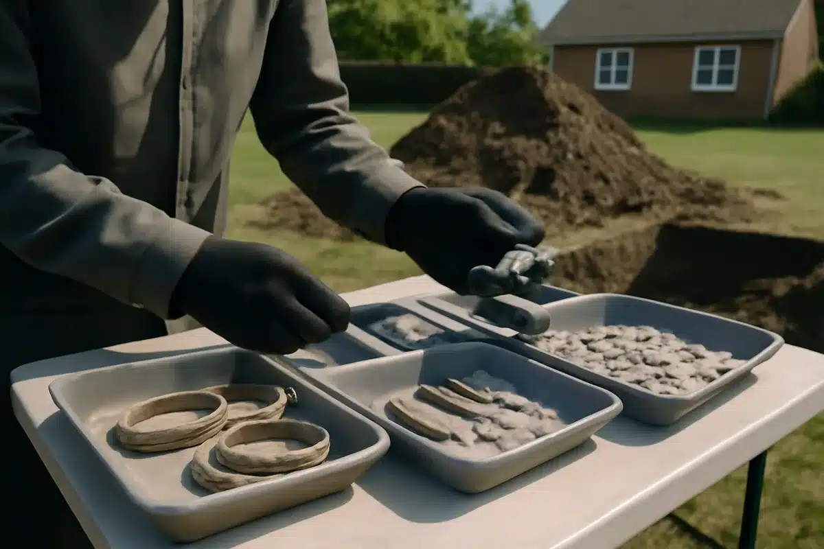 Denmark's largest Viking silver hoard found during patio work: 18.5 kg, runic word stumps experts